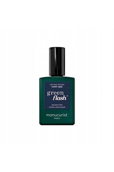 MANUCURIST Ojă cu LED cu sclipiri verzi Poppy Seed 15ml