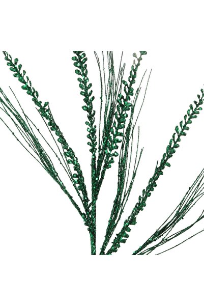 DD SHOP Ramura Decorativa de Craciun Feriga cu Glitter Verde 90cm - Diverse C...
