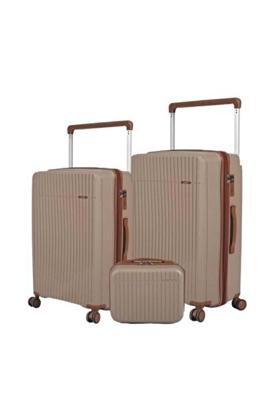 Generic Travel Luggage 3 Pieces 14+20+24" Anti-Break Pp Material Geometric De...