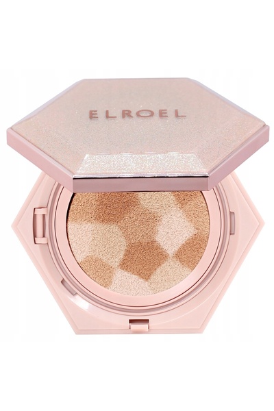 Elroel Fond de ten corector Blending Compact Cushion 21 Bej deschis 12,5 ml