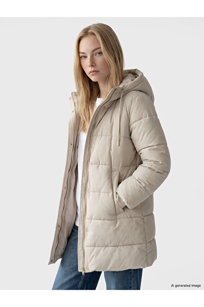 LC Waikiki XSIDEمعطف نسائي منتفخ بغطاء للرأس