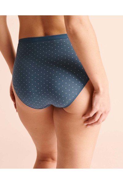 La Vie en Rose Cotton High Waist Bikini Panty