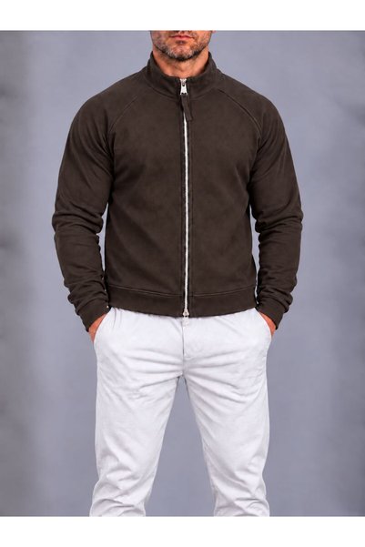 LudoWear High Collar Reversible Zipper Sweatshirt