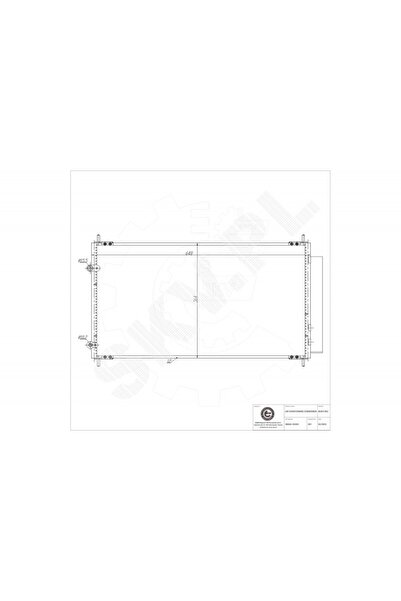 ESEN SKV Radiator aer condiționat Toyota Yaris cu uscător 884600D420
