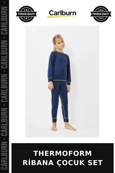 Carlburn Thermoform Ri̇bana Children's Set Outdoor Camping Clothing Mountaine...