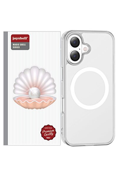 Joyshell Husa iPhone 16, cu MagSafe, Antishoc, Încărcare wireless, Transparentă