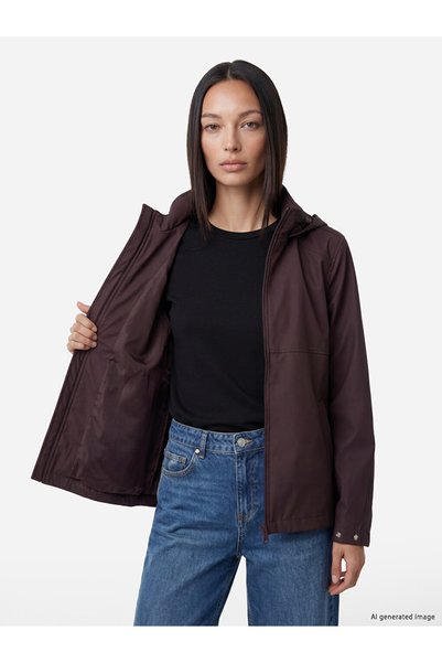 LC Waikiki معطف واق من المطر للنساء من LCW EVERYDAY بغطاء للرأس
