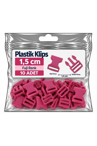 Mg Aksesuar إكسسوارات باراكورد، سوار باراكورد، مشبك بلاستيكي 1.5 سم، لون فوجي...