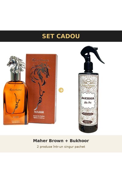 rosehane Set Cadou Rose Hane – Maher Brown + Bukhoor