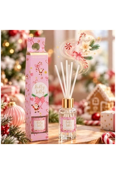 OEM Christmas Room Air Freshener with Holly Jolly Scented Oil and Sticks - 30ml