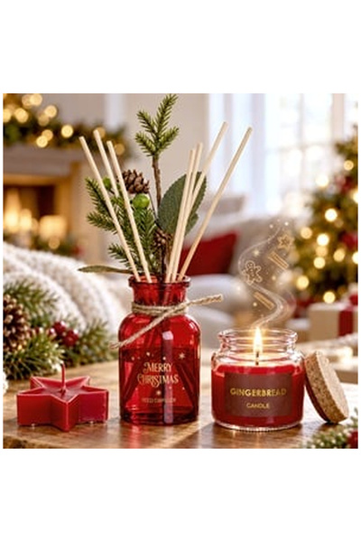 OEM PERFUME OIL SET 100ML+GINGERBR.LAMP