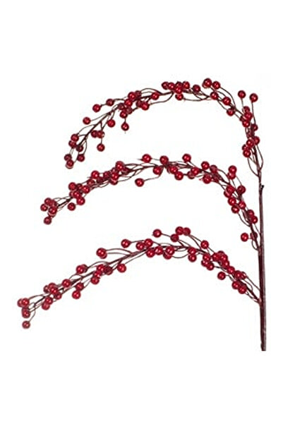 OEM Red Christmas Decorative Branch with Berries 60cm