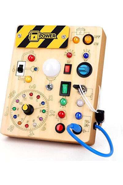 GENERAL Busy Board with led Light,Baby Toys,Montessori Toys for 1+ Year Old, ...