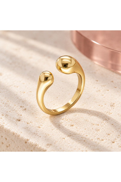 BLOOMY Solea Sculpted Open Ring