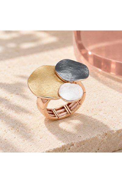 BLOOMY Nocturne Trio Statement Ring