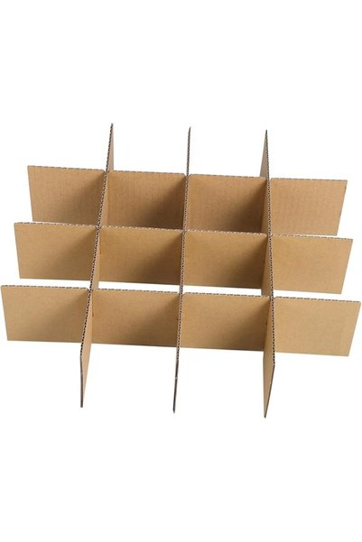 Generic 1set Cardboard Box Dividers Sturdy Paper Material Glassware Packing I...