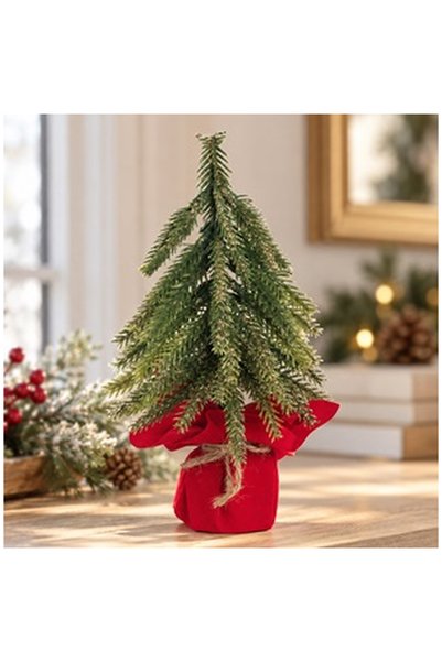 OEM Decorative Christmas Tree Green with Glitter 20cm