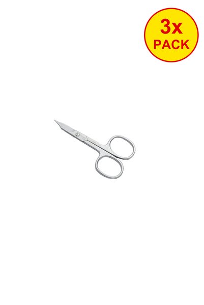 Flower 3x PACK Nail Scissors T-point Stainless 25124 35