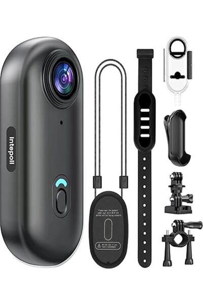 markentegra Mini Wıfı Aksiyon Kamerası 1080p Taşınabilir Vücut Kamerası Giyilebilir Video Kaydedici Ipx7 Su Geçi