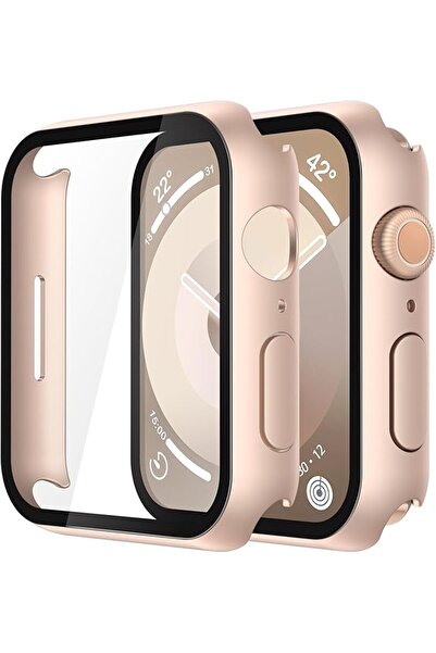GENERAL Misxi Clear Case with Screen Protector for Apple Watch Series 9/8/7 41mm