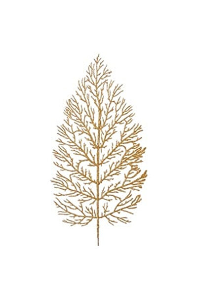 OEM Decorative Christmas Branch Golden Fern 70cm