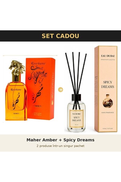 rosehane Set Cadou Rose Hane – Maher Amber + Spicy Dreams