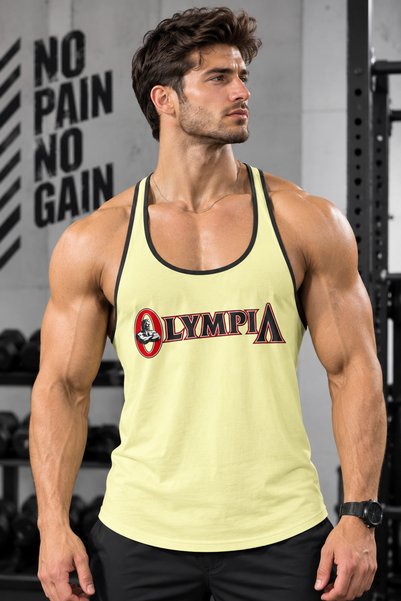 Baskılı Erkek Fitness Sporcu Atleti