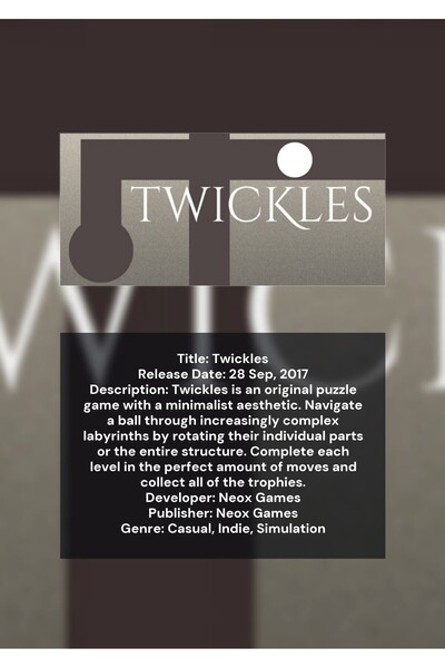 OEM Poster Infografic Twickles, Decorativ Educativ, Carton 250g, A4