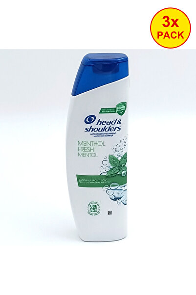 Head & Shoulders Pachet 3x șampon 330ml Mentol Proaspăt