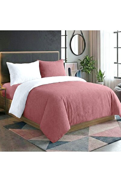Rose Flory Microfiber Comforter Set, Fits 120x200 cm Single Size Bed, 5 Piece...