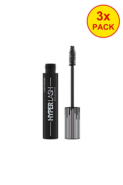 Catrice 3x PACK Hyper Lash Mascara, shade 010 Electric Black, 11 ml,