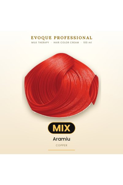Evoque Professional Vopsea de păr permanentă Evoque Milk Therapy Mix Aramiu, ...