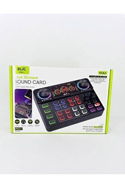 Pro+ Ksa2 Beyaz Live Stream Sound Card | Profesyonel Canlı Yayın Ses Kartı