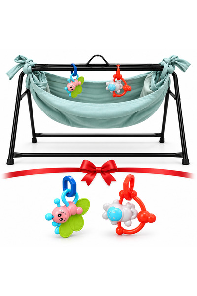 Generic Hindol Gazeane Children's Rocking Chair 80X63 Cm, Random Fabric, with...