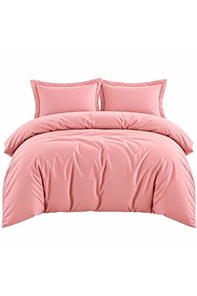 Warehouse Pink Polka Dot Bedding Set 4 Pieces – 40% Cotton and 60% Polyester