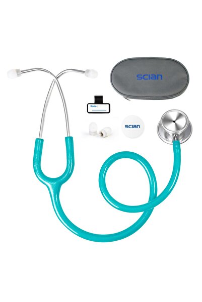 Steto Stetoscop Profesional cu Cap Dublu, Oțel Inoxidabil, pentru Medici, Asi...