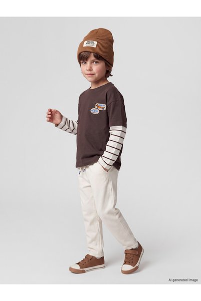 LC Waikiki Long Sleeve Boy's T-Shirt for Style Enthusiasts from Uzg Store