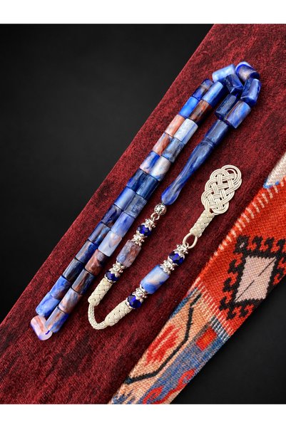 Tesbih Store Cut-Out Special Cast Opal Simile Kazaz Tassel Design