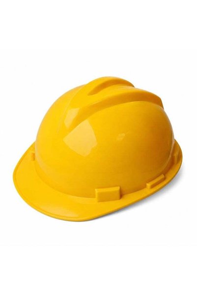 Generic خوذة أمان صفراء من مادة ABS