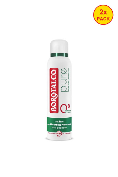 Borotalco Pachet 2x Deodorant spray Pure Original 150ml