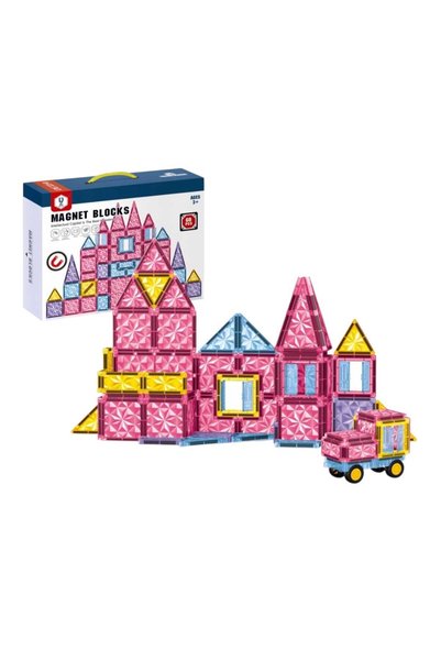 OEM Joc de Constructie Magnetic pentru Copii 60 pcs