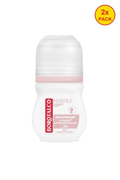 Borotalco 2x PACHET Roll-on Invisible Pink 50ml