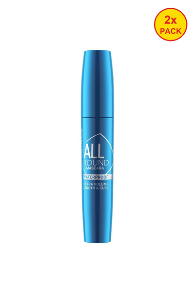 Catrice 2x PACK Allround Mascara Waterproof 010, 12 ml