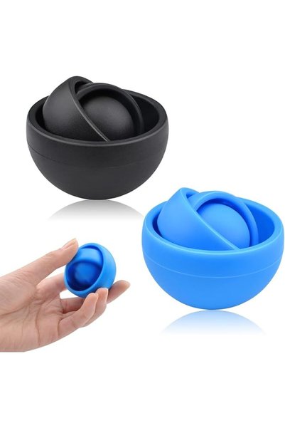 TERRIFI Fidget Spinner Sensory Toy for Kids and Adults 2 Pack Stress Relief D...