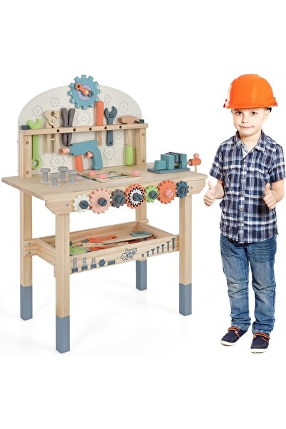 OEM Banc de Lucru Montessori din Lemn pentru Copii cu Unelte
