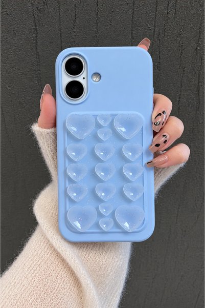KVK PRİVACY iPhone 16 Uyumlu Premium Kendinden Vakumlu İçi Kadife 3D Simli Ka...