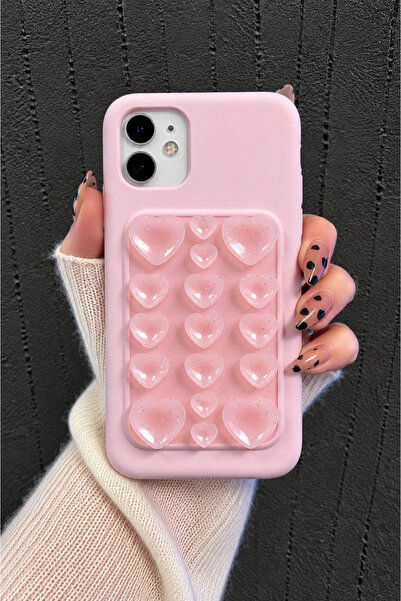 KVK PRİVACY iPhone 11 Uyumlu Premium Kendinden Vakumlu İçi Kadife 3D Simli Ka...