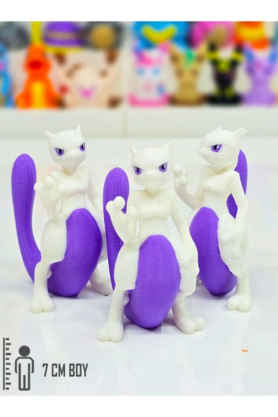 Suelo Butik Pokemon Mewtwo Figürü Pokemon Karakter Figür Oyuncakları 7 Cm (1 ...