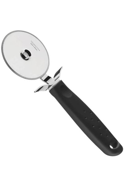 TRAMONTINA Utilita Pizza Cutter with Stainless Steel Blade and Black Polyprop...