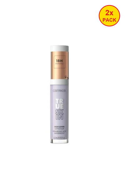 Catrice Pachet de 2x Corector Lavandă True Skin High Cover CC Lavandă 400, Ca...